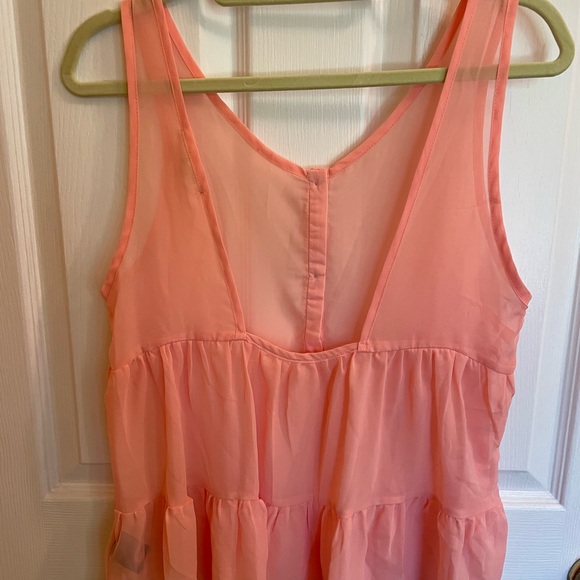 Sheer pink top - Picture 2 of 2